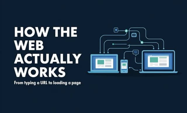 How the Web Actually Works — From Typing a URL to Loading a Page