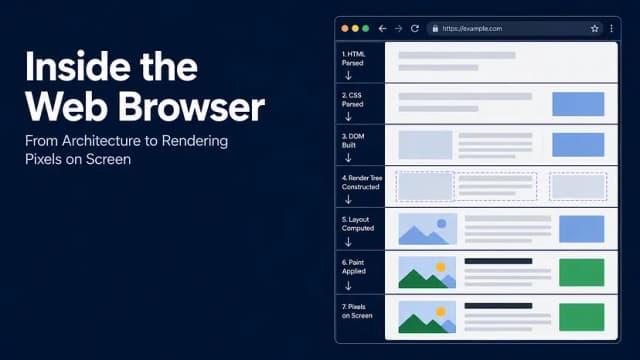 Inside the Web Browser — From Architecture to Rendering Pixels on Screen